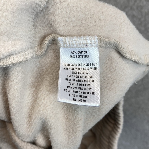 Aeropostale athletic shorts tan M drawstring comfy elastic baggy sweatshirt - Picture 9 of 10